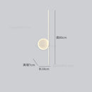 DecorBites™ Circle Straight Bar Wall Lamp | Modern Nordic LED Bedroom Living Room Decor