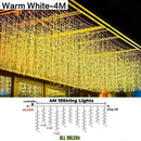 DecorBites™ Icicle LED String Lights: Festive Outdoor Christmas Decoration for Party, Patio, Garden