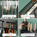 DecorBites™ Kitchen Organizer: Wall-mounted Multifunction Knife and Chopsticks Storage Rack