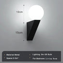 DecorBites™ Glass Ball Modern G9 LED Wall Sconce, 9W Indoor Wall Lamp for Bedroom Living Room