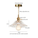 DecorBites™ Green Glass LED Pendant Light Fixture - Modern Nordic Hanging Lamp