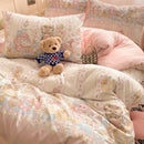 DecorBites™ Cozy Cartoon Printed Cotton Comforter Set for Adults