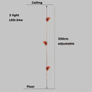 DecorBites™ LED Belt Chandelier Pendant Light for Dimmable Indoor Lighting in Living Room