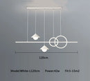 DecorBites™ LED Pendant Light: Modern Minimalist Chandelier for Dining Room, Living Room, Kitchen, Bedroom