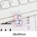 DecorBites™ Kawaii Rabbit Resin Cabochon for Scrapbooking and DIY Crafts