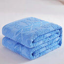 DecorBites™ Cotton Jacquard Towel Blanket for Adult Summer Air Conditioning, Sofa Cover