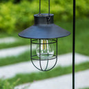 LED Solar Light Retro Solar LED Oil Lamp Portable Solar Candle Light Flickering Flameless Outdoor Hanging Lantern Garden Decor