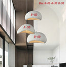 DecorBites™ Handmade Wabi Sabi Chandelier Modern LED Pendant Lamp for Nordic Restaurant Island