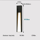DecorBites™ LED Black Outdoor Wall Lamp for Patio Entryway and Garden Lighting