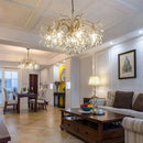 DecorBites™ Crystal Branch Chandelier: Modern Minimalist Luxury Lighting for Living Room and Bedroom