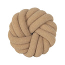 DecorBites™ Knotted Ball Grey Throw Pillow for Bed Couch Living Room