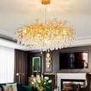 DecorBites™ Crystal Branch Chandelier LED Ceiling Light for Living Bedroom Décor
