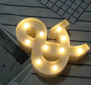 Decorative Letters Alphabet Letter LED Lights Luminous Number Lamp Night Light Wedding Proposal Party Baby Bedroom Decoration