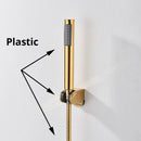 DecorBites™ Handshower Head with Stainless Steel Hose - Wall Mounted Faucet Set