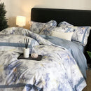DecorBites™ Egyptian Cotton Bedding Set: King Queen Europe Sheet Duvet Cover Pillowcase