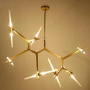 DecorBites™ Glass LED Chandelier Ceiling Light for Modern Nordic Design Home Decor