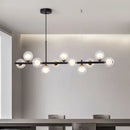 DecorBites™ Gold Glass Ball LED Pendant Light, 11 Heads, Nordic Modern Design