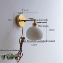 DecorBites™ Ceramic LED Wall Lights with Pull Chain Switch for Bathroom Mirror