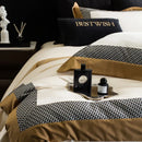 DecorBites™ Luxe Egyptian Cotton Bedding Set - Full Queen King Duvet Cover Flat Sheet Pillowcases