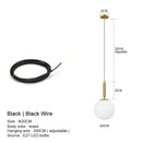 DecorBites™ Glass Ball LED Pendant Chandelier for Bedroom Dining Room Kitchen Island