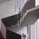 DecorBites™ LED Staircase Chandeliers | Modern Pendant Light for Living Room