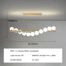 DecorBites™ Glass Ball G9 LED Ceiling Chandelier for Living Dining Kitchen Decor