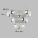 DecorBites™ Gold LED Chandelier for Luxe Living Room Lighting
