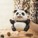 DecorBites™ 14cm Panda Baby Figurines: Fierce & Cute Animal Collection for Home Office Decor