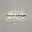 DecorBites™ Dandelion Crystal Chandelier: Modern Nordic Style LED Pendant Light for Living Room