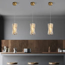 DecorBites™ Crystal LED Pendant Ceiling Chandelier for Kitchen Island, Dining Room & Living Room
