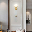 DecorBites™ Marble & Copper Wall Lamp for TV Background, Restaurants, Bedroom - Luxury Decor