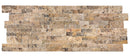 Scabos Ledger 3D Panel 6"x24" Natural Travertine Wall Tile - Full Truckload top view