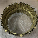 DecorBites™ Gold Brubeck LED Chandelier Pendant Light - Stylish Aluminum Alloy Tube Suspension Luminaire