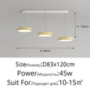 DecorBites™ Circular Dimmable Pendant Light Modern Chandelier for Dining Room, Kitchen Island