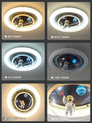 DecorBites™ Astronaut Spaceman Planet Kids Room Ceiling Lamp