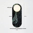 DecorBites™ Glass Globe LED Wall Lamp Nordic Modern Stone Bathroom Mirror Light
