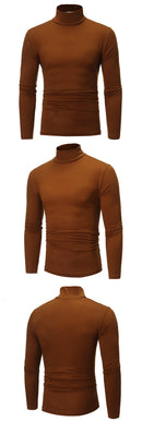 Men’s Thermal Shirt – Slim Fit High Neck Long Sleeve Winter Top