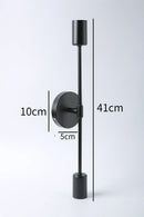 DecorBites™ LED Wall Lamp: Modern Two Arm E27 Bedroom Lighting for Bedside, Bathroom Mirror, Vanity.
