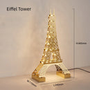 DecorBites™ LED Ferris Wheel Table Lamp for Bedroom Decor Stainless Steel Night Light