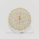 DecorBites™ Gold Coral Carp Lotus Leaf Fish Wall Decor Ornaments