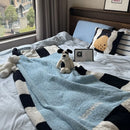 DecorBites™ Cozy Skin-Friendly Flannel Sofa Blanket for All SeasonssetCellValue.