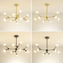 DecorBites™ Glass Ball Pendant Chandelier for Living Room Bedroom Dining Room