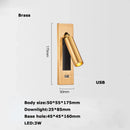 DecorBites™ LED Wall Lamp with Switch, USB Port, Rotatable - Bedroom Reading Light