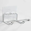 DecorBites™ Hair Care Organizer: Wall-Mounted Storage Shelf for Hair Dryer & Straightener