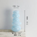 DecorBites™ Geometric Glass Vase Terrarium Pebble Stack Floral Arrangement Home Decor