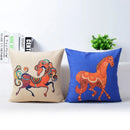 DecorBites™ Cotton Linen Sofa Pillowcase, Cushion Cover for Home Decor