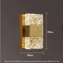 DecorBites™ Crystal Nordic LED Wall Lamps | Modern Corrugated Sconces for Home Decor