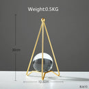 DecorBites™ Crystal Ball Crafts: Nordic Light Luxury Modern Metal Décor for Home and TV Cabinet