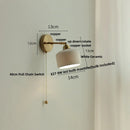 DecorBites™ Ceramic LED Wall Sconce Up Down Rotate Pull Chain Mirror Light
