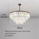 DecorBites™ Cloud Glass LED Pendant Light - Dimmable Designer Home Decoration